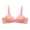 Hot Pink, variant on Plus Size Wireless Thin Cup Floral Print Bra For Women Wire Free Comfort Breathable Lift Anti Sag Bra Side Support Push Up Everyday Bra Hot Pink 38