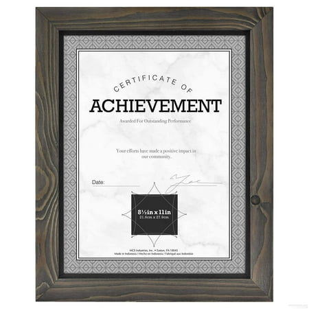 Timber Frame Builders - TIMBER Distressed Gray Black Wood Frame by MCS