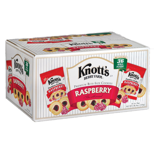 Knott's Cookies, Club Pack, Raspberry, 2 Oz, 36 Ct