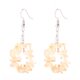 thumbnail image 1 of Xiao Hua Pendientes de piedra natural personalizados, pendientes colgantes con cuentas irregulares de piedra natural (amarillo), 1 of 4