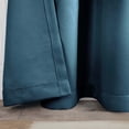 thumbnail image 6 of Superior Blackout Solid Light Filtering Grommet Curtain Panel Set, 46" x 84", Marine Blue, 6 of 14