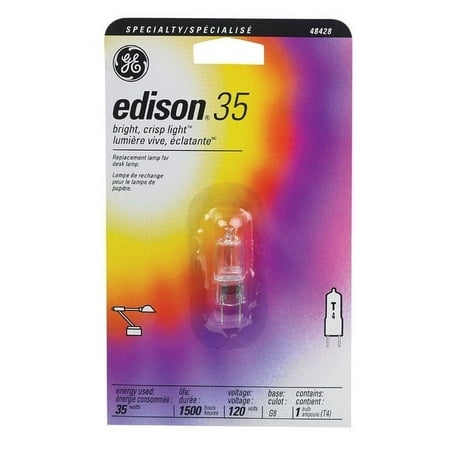 Halogen Pin Blade - G E LIGHTING 35-Watt Bi Pin Regent Halogen Light Bulb 48428