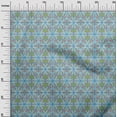 thumbnail image 3 of oneOone Velvet Turquoise Blue Fabric African Diy Clothing Quilting Fabric Print Fabric By Yard 58 Inch Wide, 3 of 4