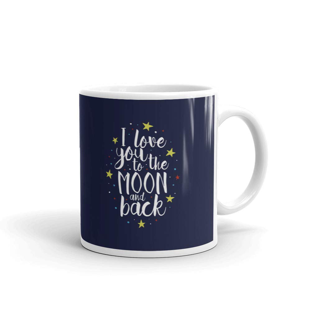 Valentines Day Gift LOVE YOU TO THE MOON & BACK Mug 