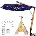 thumbnail image 5 of New Hot Parasol LED Light String Lights 8 Brightness Modes Waterproof 104 LEDs Remote Control Outdoor Garden Umbrella Tent Lights for Patio Deck Backy, 5 of 5