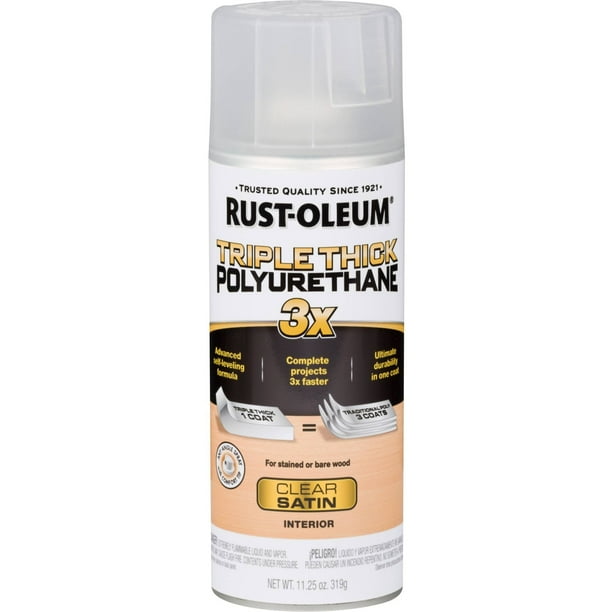 RustOleum Triple Thick Polyurethane Spray