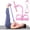 Pink + Figure 8 Band, variant on Koudindg 21 Fitness Resistance Bands -6 Tube, Resistance Bands with Foot Loops, Sit Up Training Band, Fitness Pedal Ankle Puller(Purple)