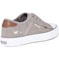 thumbnail image 3 of Mustang 1272-401 Women's Canvas Slip On Casual Sneakers In Grey Size 5.5, 3 of 6