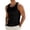 Black, variant on Zimjoy Men's Muscle Gym Tank Top Quick Dry Breathable Y-Back Vest Regular Fit Ribbed Textured Sleeveless Tank Tops, White L