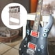 thumbnail image 5 of Soidarity Puente de sillín de guitarra, moleteado de cola dura con tornillos, pieza trasera ajustable de carga superior, piezas de reparación de Accesorios para instrumentos musicales Soidarity OD025854-00, 5 of 6