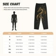 thumbnail image 3 of Logiee Golden Dragon Tattoo Art Print Women Pajama Pants,Comfy Pj Bottom with Pockets & Drawstring,Stretch Casual Sleepwear-Small, 3 of 6
