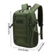 thumbnail image 3 of Mochilas militares unisex Mochilas de senderismo de gran capacidad al aire libre (verde militar), 3 of 7