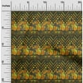 thumbnail image 2 of oneOone Polyester Spandex Olive Green Fabric African Aztech Sewing Material Print Fabric By The Yard 56 Inch Wide, 2 of 4