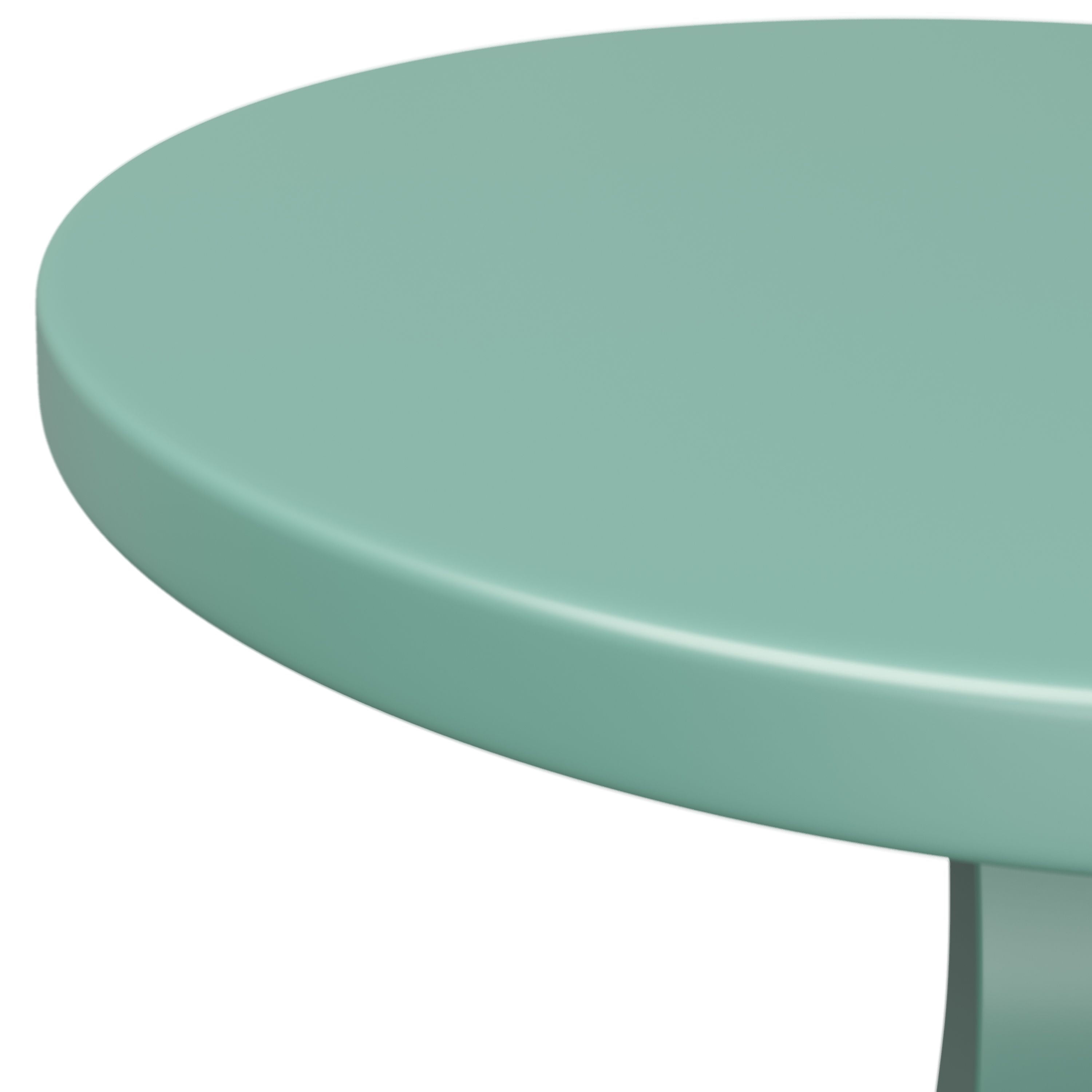 Mainstays Kids Wood Wavy Nightstand Side Table, Frosty Spruce