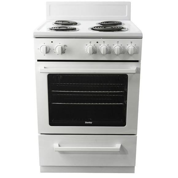 Danby DERM240WC 24" Wide Electric Range in White