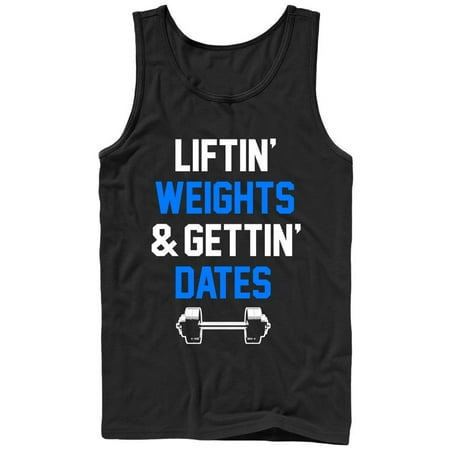 Chin Up Men's Lifting Weights Getting Dates Tank