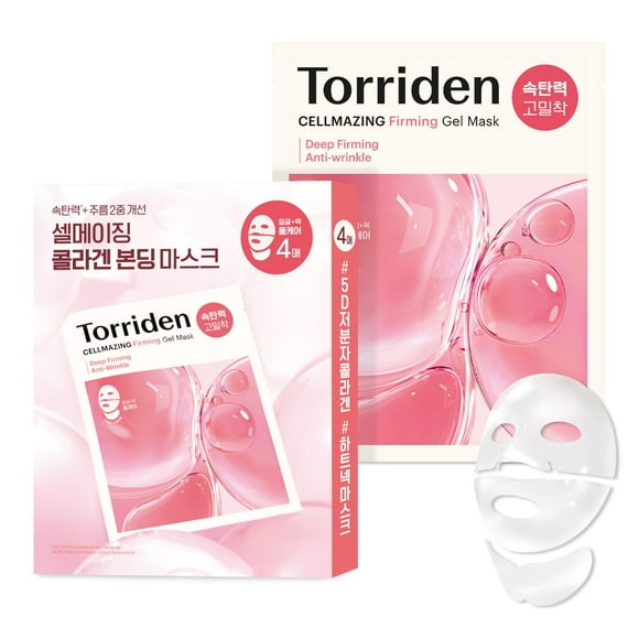 Sheet Mask Torriden CELLMAZING Gel reafirmante de colágeno de bajo peso molecular