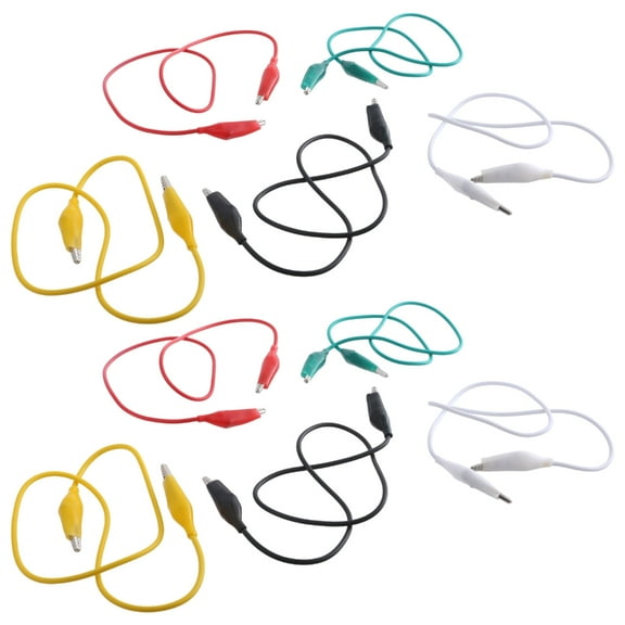 SIEYIO 10pcs for Roach Clip Double-ended Test Leads Jumper Wire 5 C