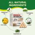 thumbnail image 5 of Mouse RodentRepellent, 36 Pack Peppermint Oil RepellentBalls for Mouse Squirrel Rats Spider Roach Ant Pest Control Indoor & Outdoor, Family & Pet-Safe, Natural Mice Deterrent Replace Trap Poisoning, 5 of 5
