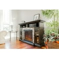 thumbnail image 6 of E-Flame USA Whistler Fireplace TV Stand 66" x 43" - Dark Oak Finish - up to 70" Screens, 6 of 11