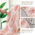 thumbnail image 3 of Chair Cover 4 Pack Removable Dining Chair Protectors Washable Chair Slipcovers Seat for Home Wedding Decor Pastel Pink Pumpkins, 3 of 6
