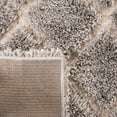 thumbnail image 6 of SAFAVIEH Adriana Anwar Geometric Shag Area Rug, Light Gray/Cream, 3' x 5', 6 of 10