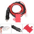 thumbnail image 1 of Cable 1.5m 4.9ft 12V  Lighter Car  Power Cable T shaped 2Pin Cord Fit for  TM-201B, 1 of 8