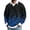Blue, variant on JULMCOMO Halloween Waffle Polo Shirts for Men All Over Bat Print Long Sleeve Collared Loose Fit Casual Golf Shirts Holiday Party Tops Blue M