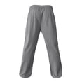 thumbnail image 6 of XINPING Black Work Pants Men Tall Tapered Daily Casual Pants Elastic Waist Travel Performance Jogging Trousers Pant, 6 of 6