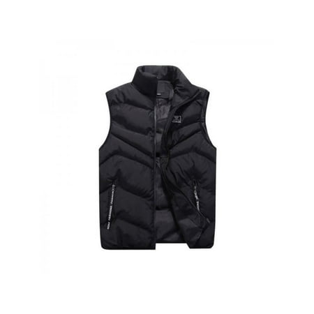 Moda Insulated Coat - Ropalia Mens Winter Down Quilted Vest Body Warmer Warm Sleeveless Padded Jacket Coat Vest Coat Outwear