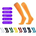 thumbnail image 4 of kurtrusly Football Socks With Style - Comfortable And Breathable For Field And Exercise Does Not Stuffy The Feet Solid Color Socks green Children's code 1Set, 4 of 6