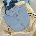 thumbnail image 3 of Cuello de camisa desmontable Cuello de camisa de mujer Collar falso decorativo Blusa Cuello falso, 3 of 6