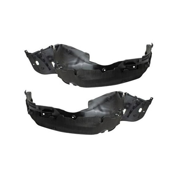 Front Fender Liner Set 2 Piece - Compatible with 2016 - 2017 Honda Accord Sedan
