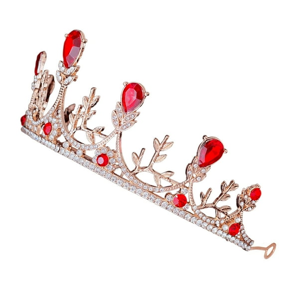 WORGEOUS  Bridal Crown Rhinestone Tiaras for Women Hair Accessory Miss