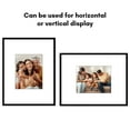 thumbnail image 4 of Americanflat 20x26 Picture Frame with Polished Plexiglass with 11x14 Mat Display Photo Streamline - Black, 4 of 8