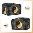 thumbnail image 3 of Honeii Yin And Yang Mandala Print 4 slice Toaster Cover, Two Slice Toaster Dust-proof Cover For Kitchen Small Appliance and Fingerprint Protection, 3 of 7