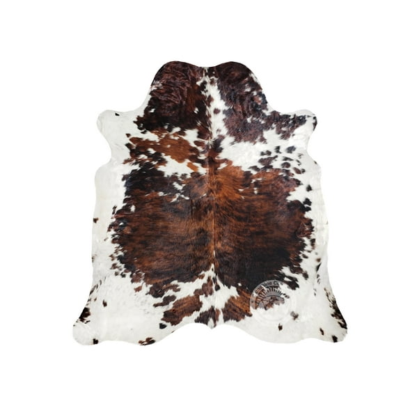 Tricolor Cowhide Rug (6x7-8') XXL