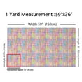 thumbnail image 3 of Castle Fairy Colorful Plaid Fabric by the Yard 1 Yard,Geometric Lattice Home Decor Fabric by the Yard,Abstract Stripes Room Decor Fabric by the Yard,Breathable Home Decor, 3 of 6