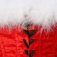 thumbnail image 5 of Disfraces navideños sexys para mujer, corsé de Papá Noel, top sobre el pecho, corpiño de terciopelo rojo, moldeador de cuerpo, lencería, ropa de showgirl, tallas S a 2XL, 5 of 5