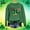 A1311 Blue, variant on St. Patrick's Day Sweatshirt for Women LOVE Graphic Four Leaf Clover Print Crewneck Long Sleeve Ribbed Cuffs Festive Holiday Relaxed Fit Pullover