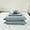 Embroidery Dusty Blue, variant on Simple&Opulence 100% Linen Sheet Set-Pure Linen Bedding Sheet-4 Pieces (1 Flat Sheet,1 Fitted Sheet,2 Pillowcase)-Embroidery Collection,Soft & Cozy,Cooling Bedding- King Size, Linen