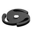 thumbnail image 1 of BESTYASH Accesorio Adaptador De Vinilo En Aluminio Negro Para Tocadiscos Compatible Y, 1 of 8