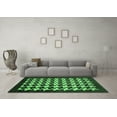 thumbnail image 3 of Ahgly Company Indoor Rectangle Abstract Emerald Green Modern Area Rugs, 7' x 9', 3 of 4