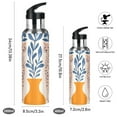 thumbnail image 2 of Yayeee 20oz Insulated Water Bottle Double Wall Stainless Steel with Flip Straw Lid, Leopards Leaves, 2 of 7
