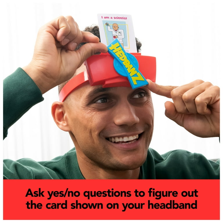 Hedbanz Game Cards Guess Word On Forehead Kids Play Head Head