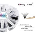thumbnail image 4 of Extensiones de pestañas WENDY LASHES, ventiladores prefabricados, 500 unidades, 30 D, 0,07 mm, 4 of 6
