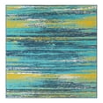 thumbnail image 2 of Unique Loom Outdoor Coastal Collection Area Rug - Ombre (7' 10" Square Multi.Blue/Yellow), 2 of 11