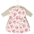 thumbnail image 2 of Hudson Baby Girl Cotton Dresses, Blush Rose Leopard, 0-3 Months, 2 of 4