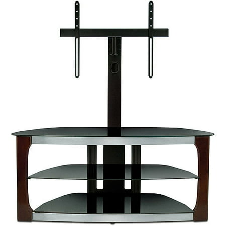 Bello Triple Play Flat Panel 3-in-1 TV Stand for TVs up to 52", Espresso