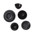 thumbnail image 1 of Accesorios de Cocina de Muñecas en Miniatura Sunnimix plato de cocina de casa de muñecas 8 Uds. Negro, 1 of 8